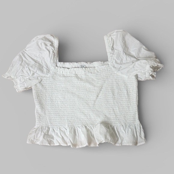 J. Crew White Puff-Sleeve Blouse - Picture 3 of 9